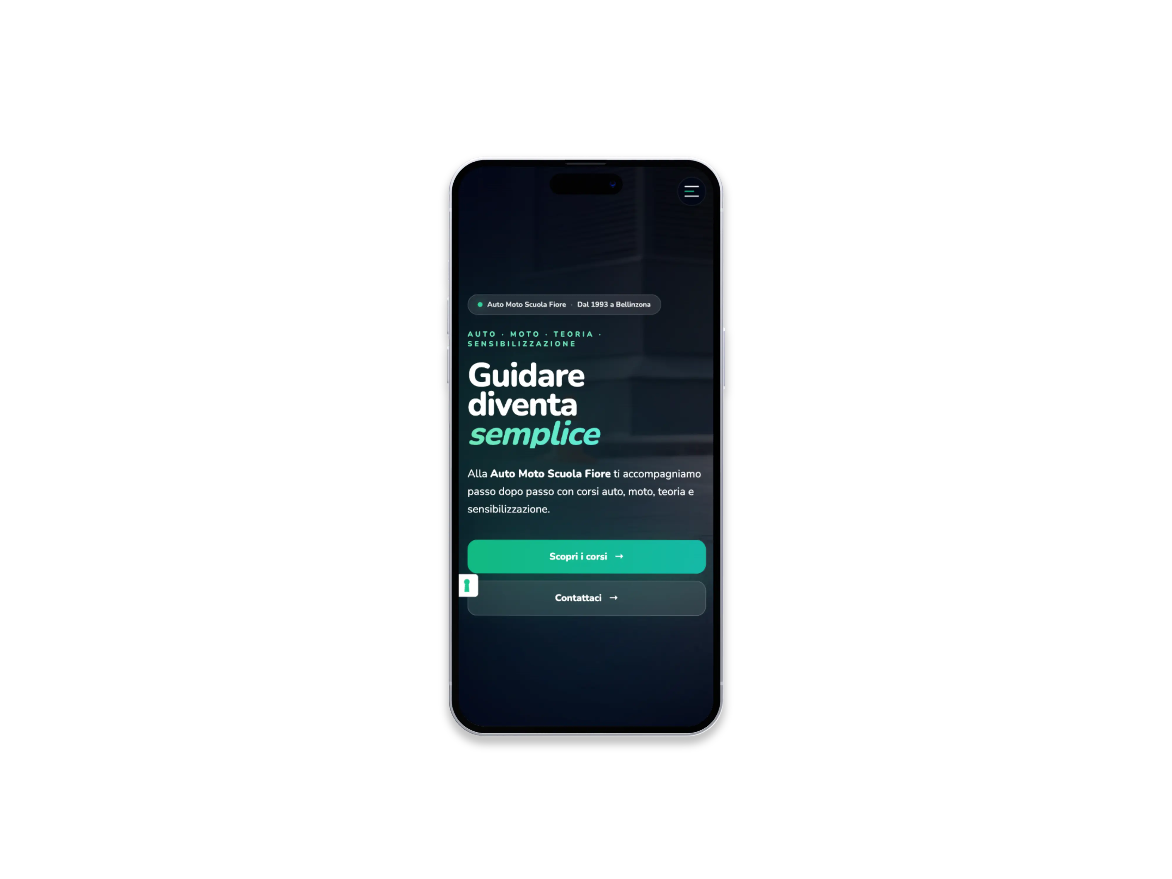 Autoscuola Fiore mobile website preview