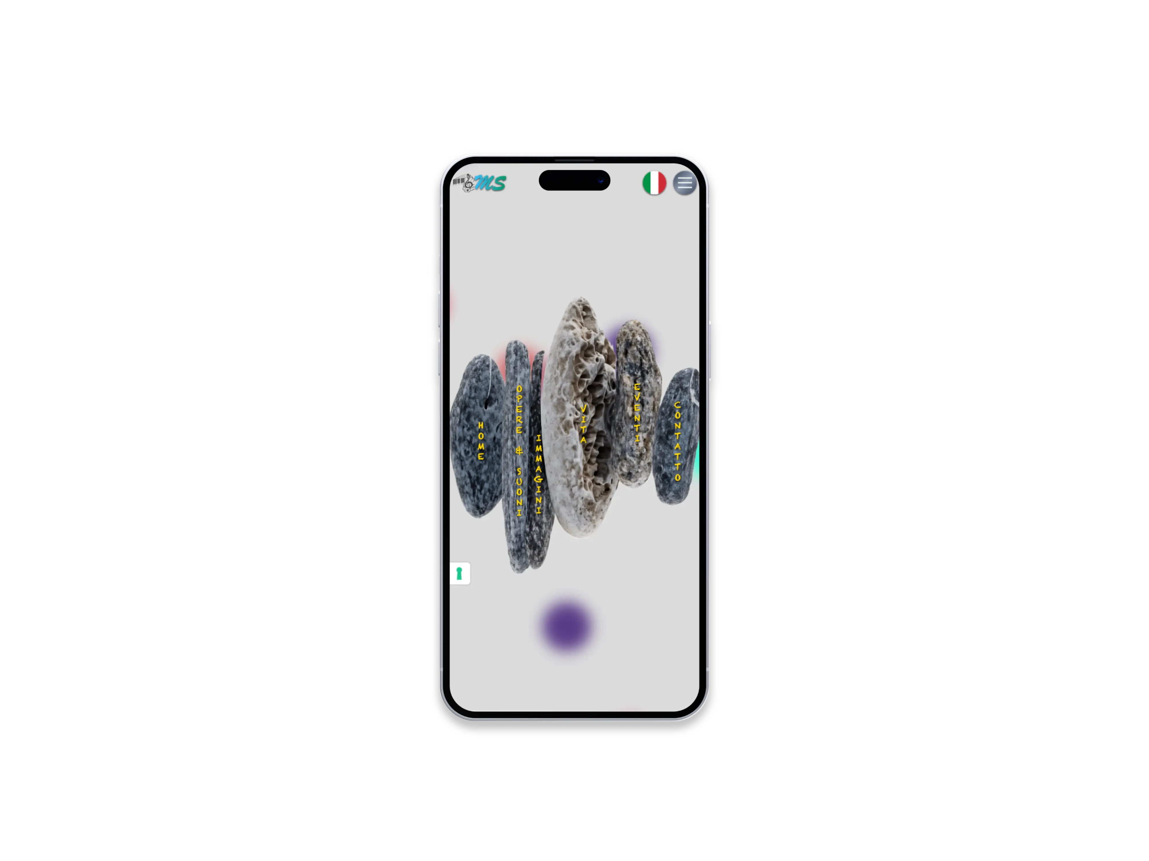 Event Booking Platform mobile website preview